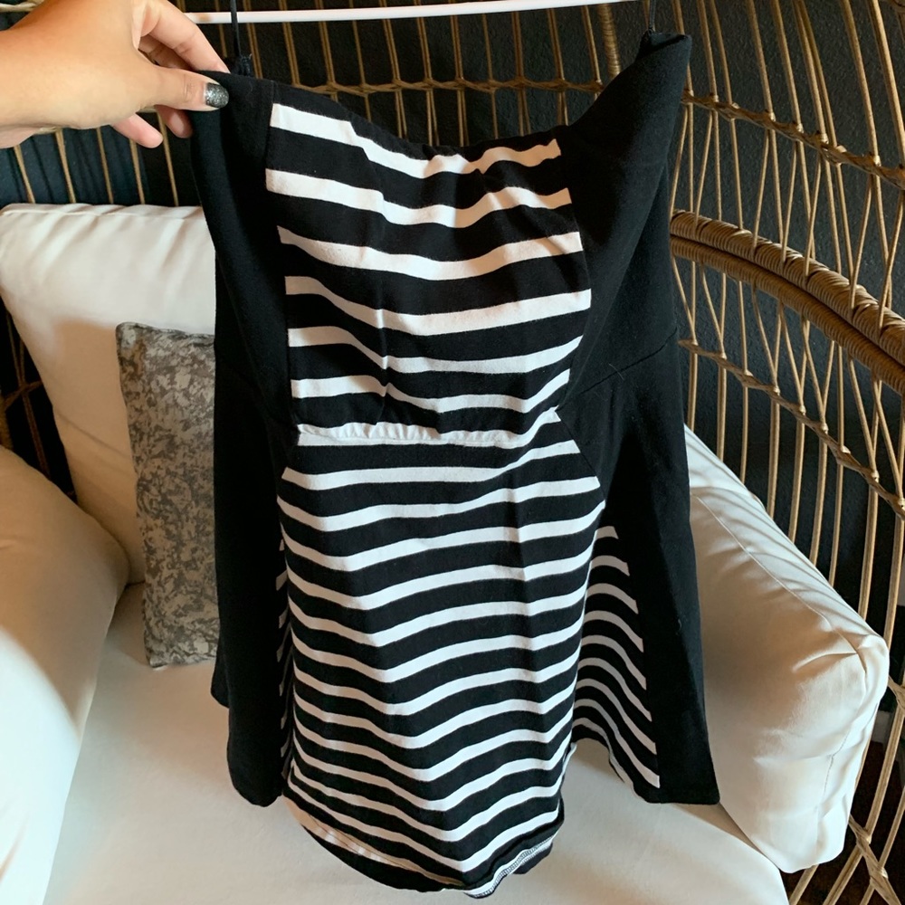 Express strapless dress